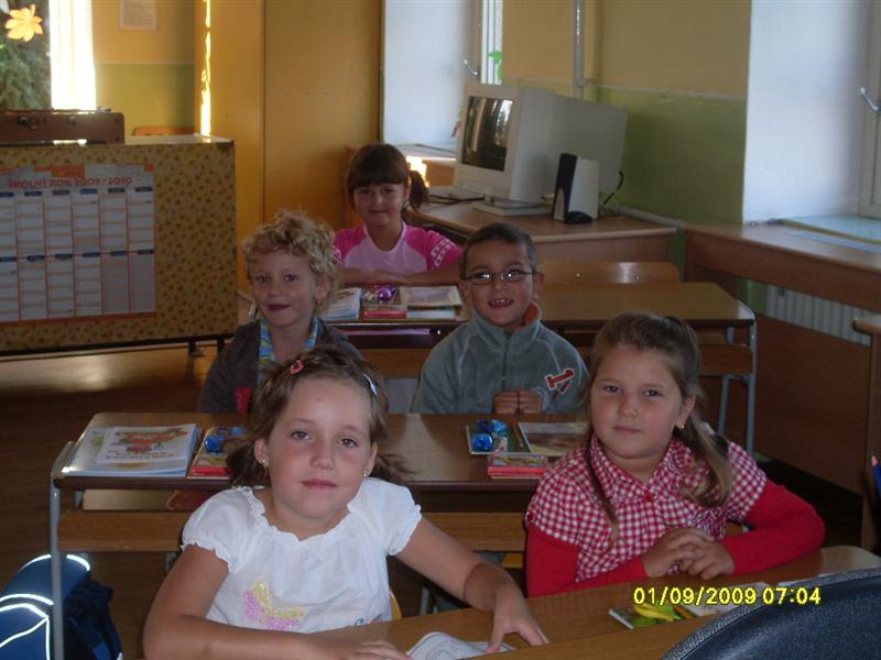 První školní den - 1.9.2009